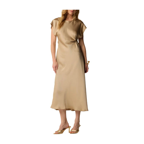 Kocca Abito midi Abito Donna midi in raso a girocollo S P25 - KOCCAETELA - 40001 - S - Francavilla Moda